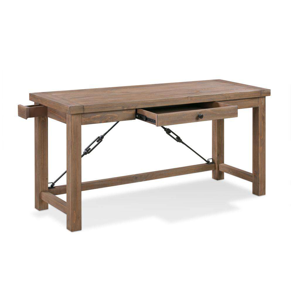 Modus Furniture - Autumn Writing Desk in Flint Oak - 8FJ811 veiw 6