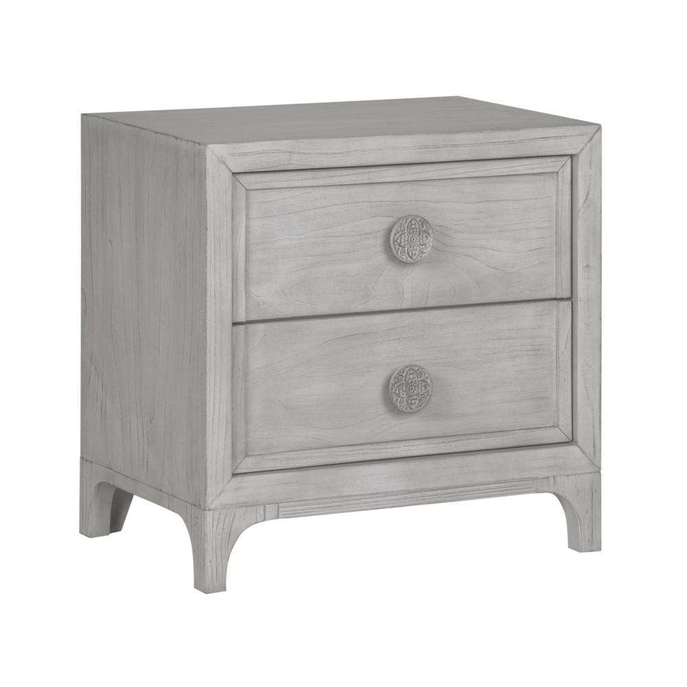 Modus Furniture - Boho Chic Nighstand in Washed White - 1JQ981 veiw 3