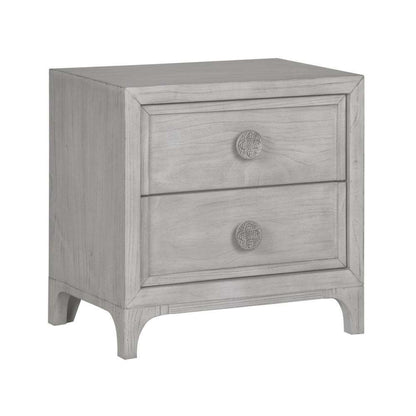 Modus Furniture - Boho Chic Nighstand in Washed White - 1JQ981 veiw 3