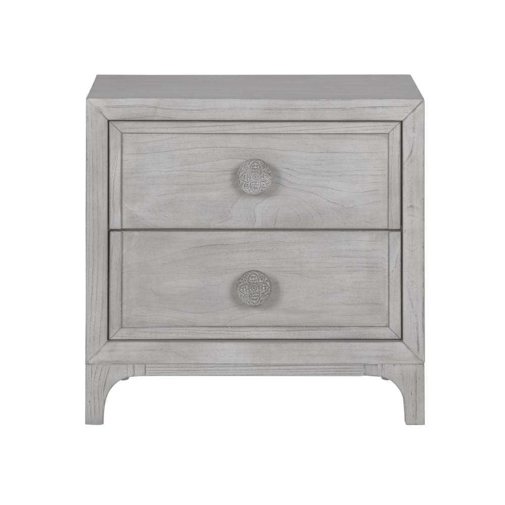 Modus Furniture - Boho Chic Nighstand in Washed White - 1JQ981 veiw 4