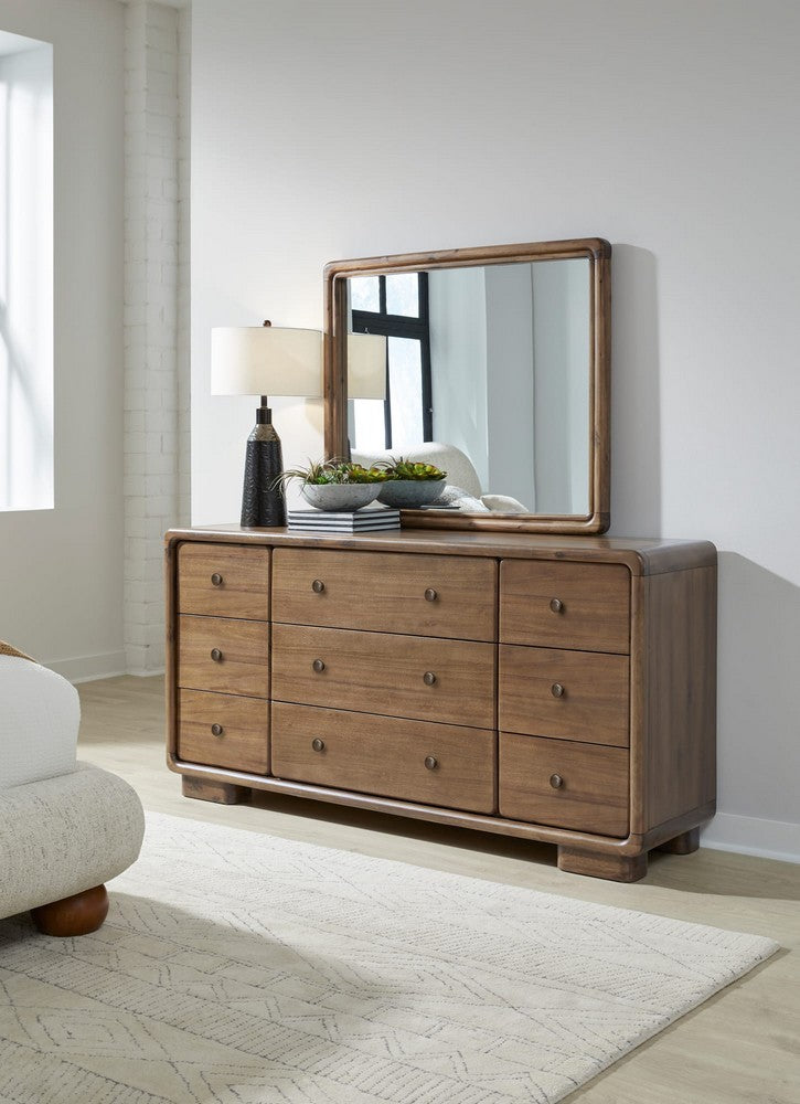 Modus Furniture - Boka Beveled Glass Wall or Dresser Mirror in Impala  - TVXU83 view 5
