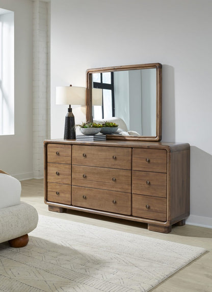 Modus Furniture - Boka Beveled Glass Wall or Dresser Mirror in Impala  - TVXU83 view 5