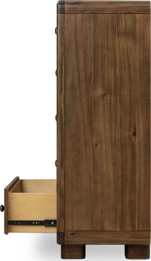 Modus Furniture - Boka Five Drawer Acacia Wood Chest in Impala - TVXU84 view 4