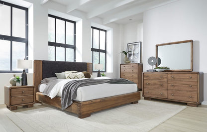 Modus Furniture - Boka Six Drawer Acacia Wood Dresser in Impala  - TVXU82 view 10