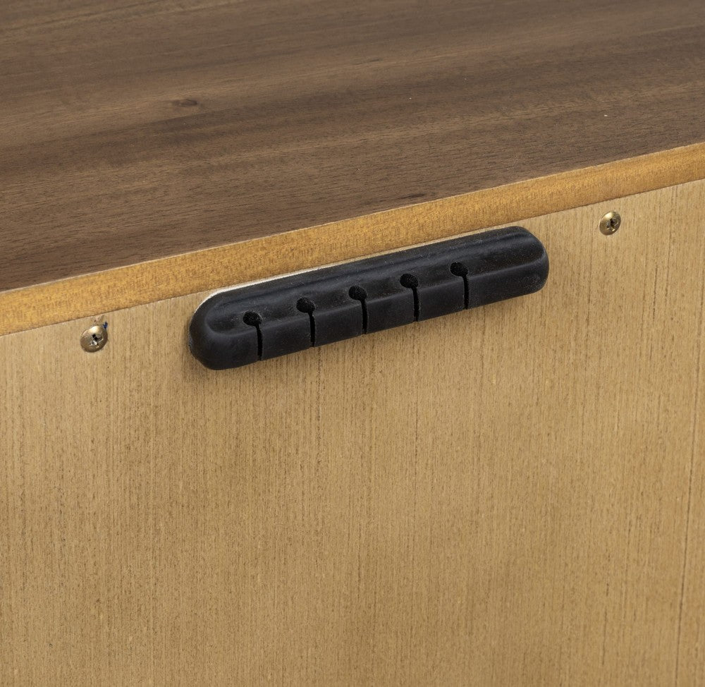 Modus Furniture - Boka Three Drawer Acacia Wood Nightstand in Impala  - TVXU81B view 5