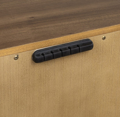 Modus Furniture - Boka Three Drawer Acacia Wood Nightstand in Impala  - TVXU81B view 5