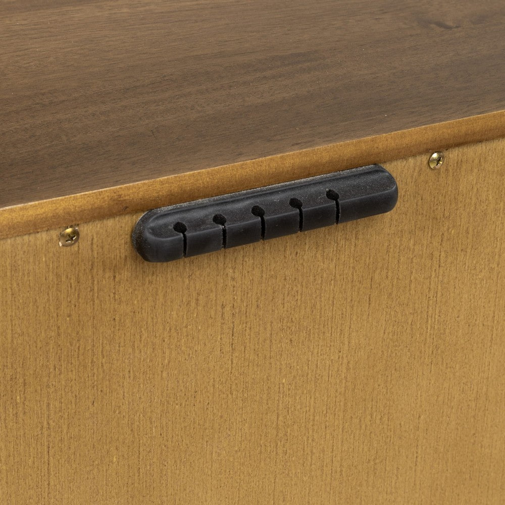Modus Furniture - Boka Two Drawer Acacia Wood Nightstand in Impala  - TVXU81 view 5