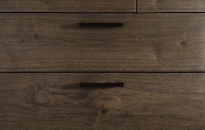 Modus Furniture - Boracay Five Drawer One Door Walnut Sweater Chest in Wild Oats Brown (2024) - LWY686A view 3