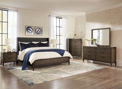 Modus Furniture - Boracay Five Drawer Walnut Chest in Wild Oats Brown (2024) - LWY684A view 4