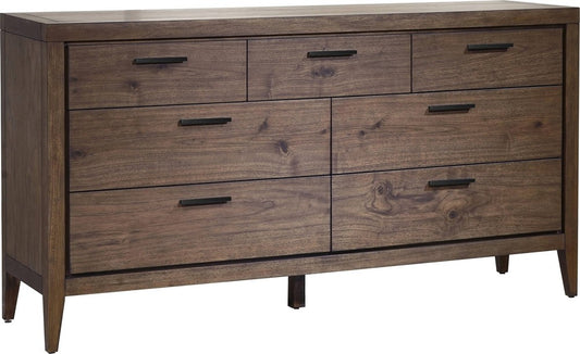 Modus Furniture - Boracay Seven Drawer Walnut Dresser in Wild Oats Brown (2024) - LWY682A view 1