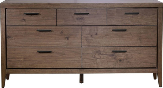 Modus Furniture - Boracay Seven Drawer Walnut Dresser in Wild Oats Brown (2024) - LWY682A view 2