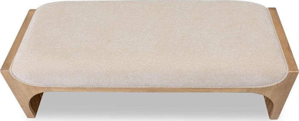 Modus Furniture - Brentwood Bench - Bthrb/Brch - VV2K88 view 3