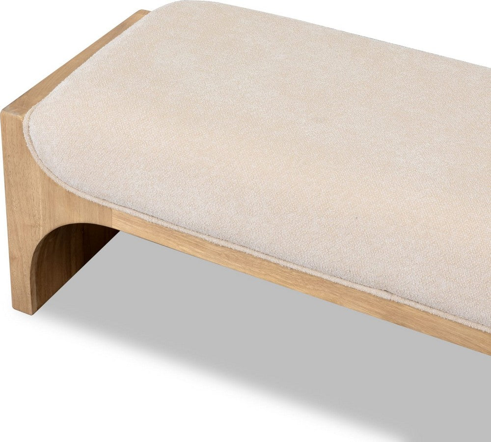 Modus Furniture - Brentwood Bench - Bthrb/Brch - VV2K88 view 5