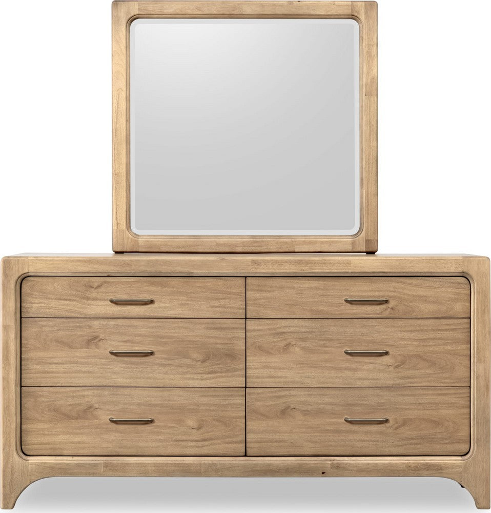 Modus Furniture - Brentwood Drs Mirror - Brioche - VV2K83 view 4