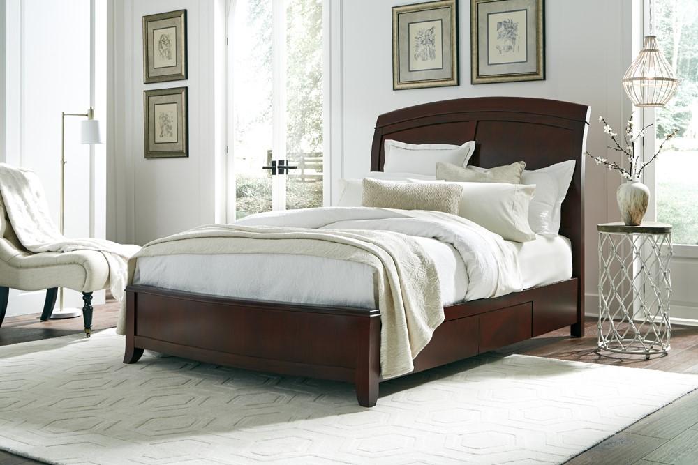 Modus Furniture - Brighton Full-size Wood Storage Bed in Cinnamon - BR15D4_CLOSEOUT veiw 1