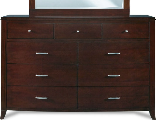 Modus Furniture - Brighton Nine Drawer Dresser In Cinnamon (2024) - BR1582A view 2