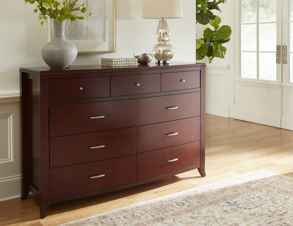 Modus Furniture - Brighton Nine Drawer Dresser In Cinnamon (2024) - BR1582A view 3