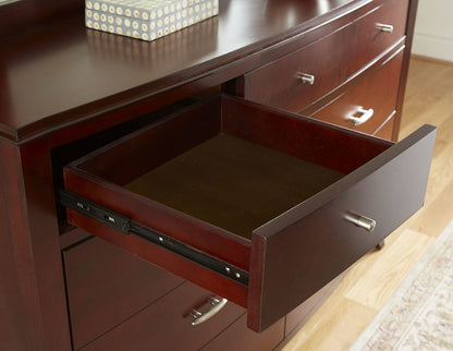 Modus Furniture - Brighton Nine Drawer Dresser In Cinnamon - BR1582 view 3