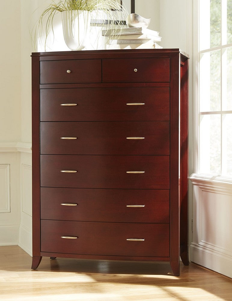 Modus Furniture - Brighton Seven Drawer Chest in Cinnamon (2024) - BR1584A view 3