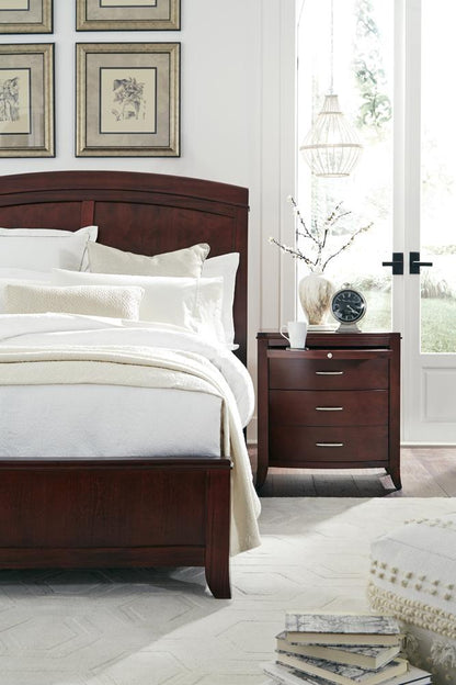 Modus Furniture - Brighton Two Drawer Nightstand in Cinnamon - BR1581 veiw 2