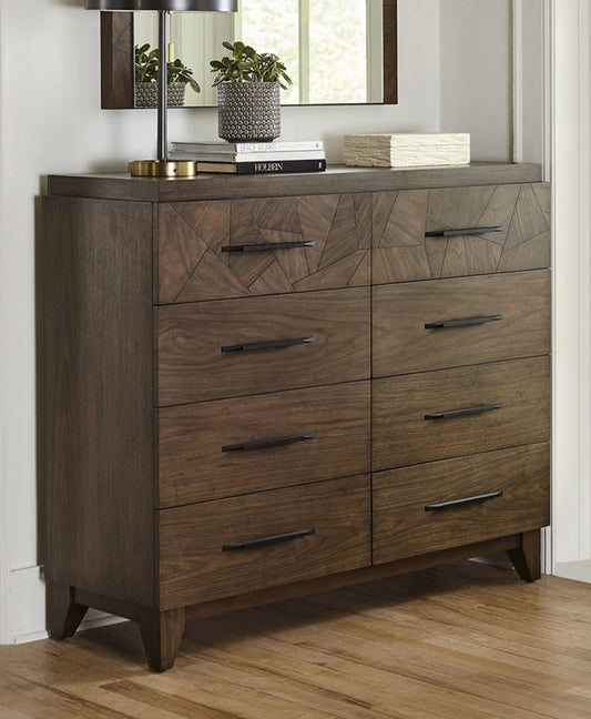 Modus Furniture - Broderick Eight-Drawer Chesser in Wild Oats Brown (2024) - EQY682BA view 1