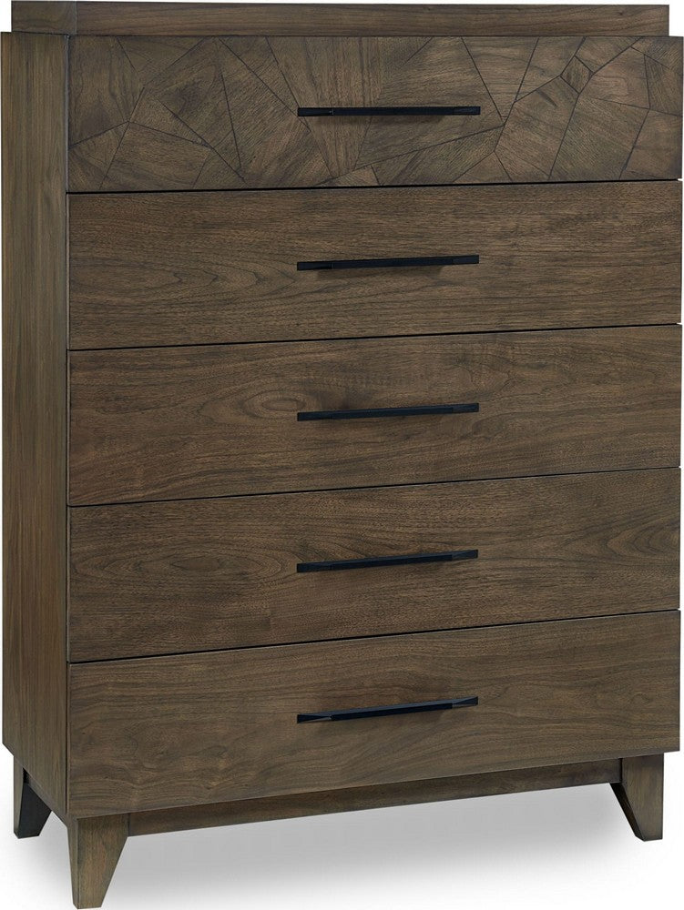 Modus Furniture - Broderick Five-Drawer Chest  in Wild Oats Brown (2024) - EQY684A view 1