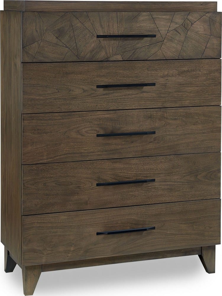 Modus Furniture - Broderick Five-Drawer Chest  in Wild Oats Brown (2024) - EQY684A view 1
