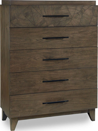 Modus Furniture - Broderick Five-Drawer Chest  in Wild Oats Brown (2024) - EQY684A view 1