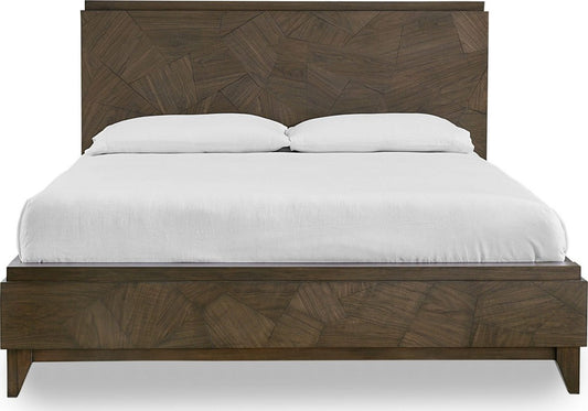 Modus Furniture - Broderick Panel Bed in Wild Oats Brown - EQY6A6 view 2