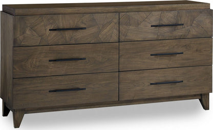 Modus Furniture - Broderick Six-Drawer Dresser  in Wild Oats Brown (2024) - EQY682A view 1