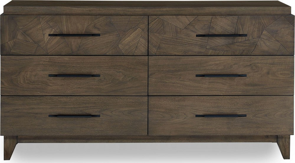 Modus Furniture - Broderick Six-Drawer Dresser  in Wild Oats Brown (2024) - EQY682A view 2