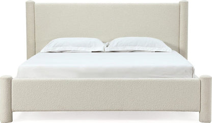 Modus Furniture - Burke California King-size Upholstered Platform Bed in Cottage Cheese Boucle (2026) - MQMZU6 view 2