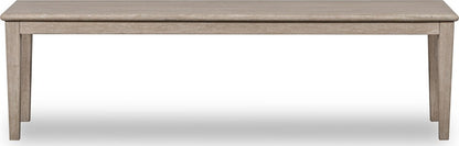 Modus Furniture - Camden Oak Wood Bench in Chai - QATK65 view 2