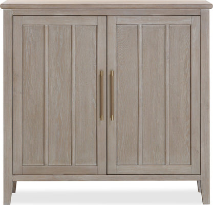 Modus Furniture - Camden Two Door Two Drawer Bar Cabinet with Stemware Rack and Wine Rack in Chai - QATK79 view 2