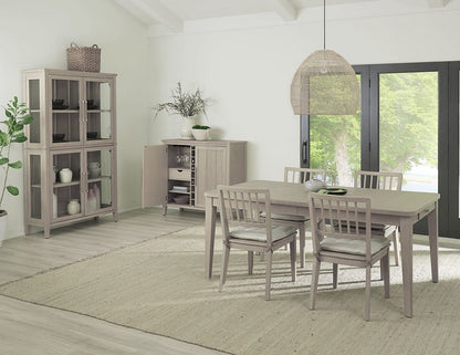 Modus Furniture - Camden Two Door Two Drawer Bar Cabinet with Stemware Rack and Wine Rack in Chai - QATK79 view 8