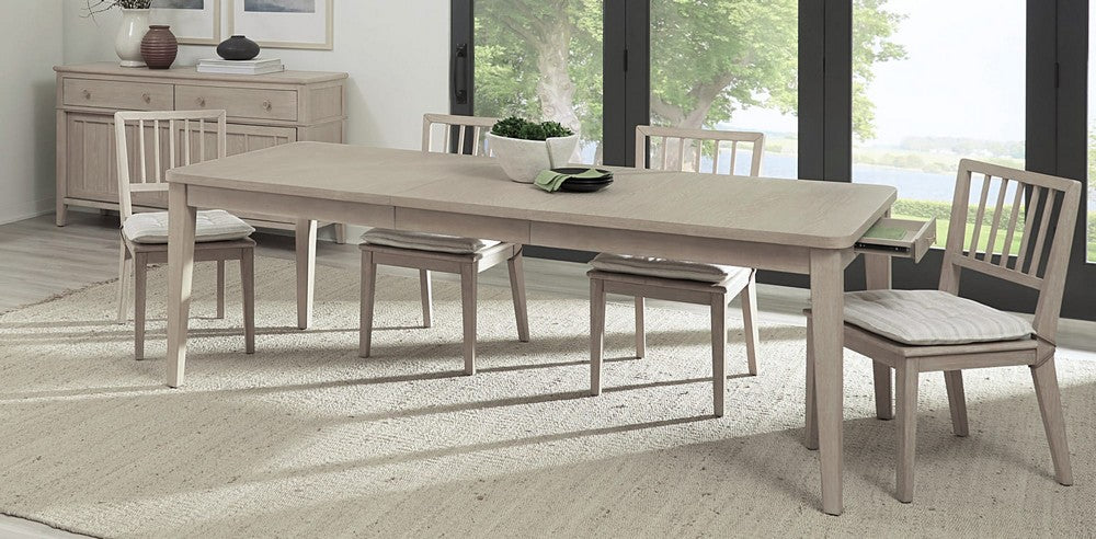 Modus Furniture - Camden Two Drawer Extendable Dining Table in Chai - QATK60 view 8