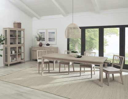 Modus Furniture - Camden Two Drawer Two Door Oak Wood Sideboard in Chai - QATK78 view 7
