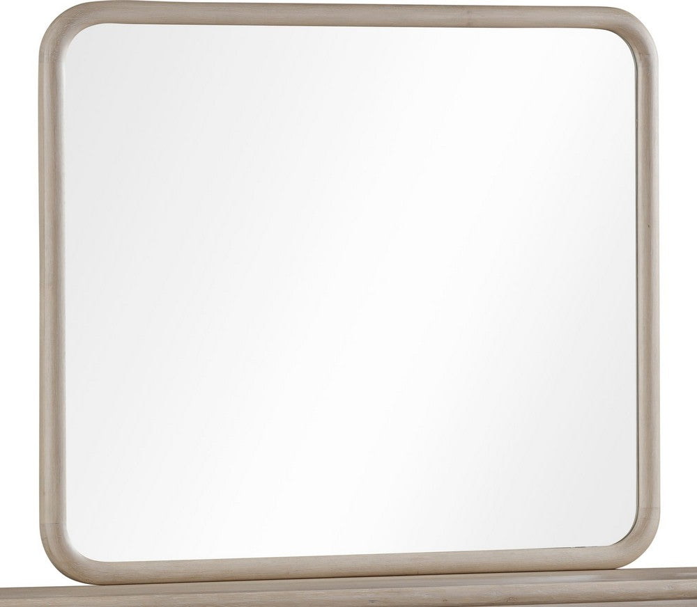 Modus Furniture - Camden Wall or Dresser Mirror in Chai - QATK83 view 1