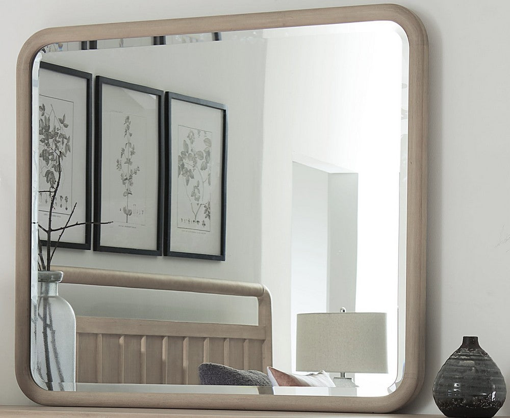 Modus Furniture - Camden Wall or Dresser Mirror in Chai - QATK83 view 3