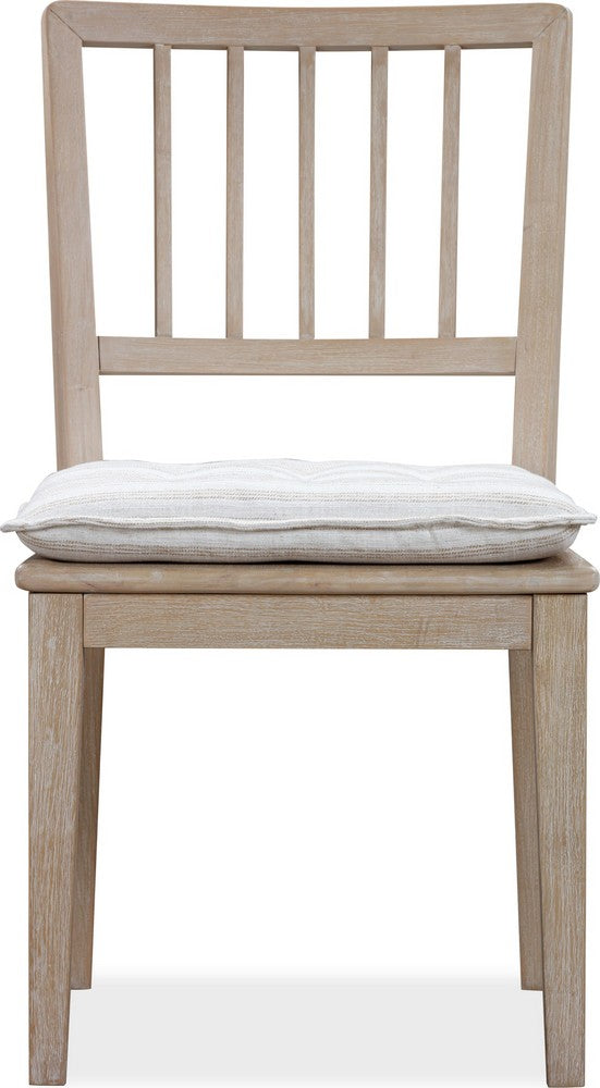 Modus Furniture - Camden Wood Dining Chair with Detachable Cushion in Chai and Oat - QATK63_1 view 2