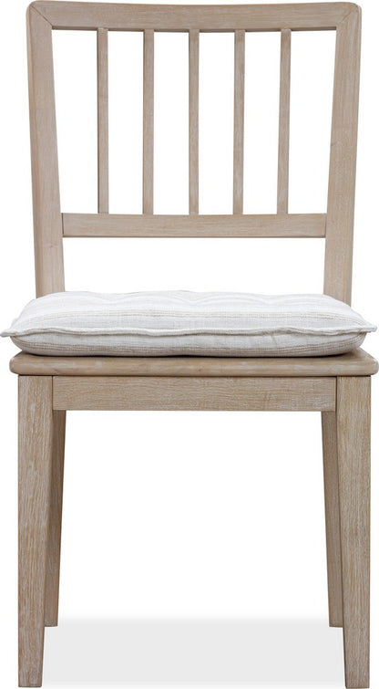 Modus Furniture - Camden Wood Dining Chair with Detachable Cushion in Chai and Oat - QATK63_1 view 2