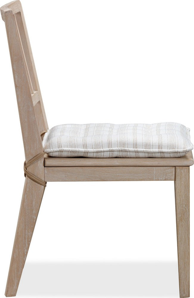 Modus Furniture - Camden Wood Dining Chair with Detachable Cushion in Chai and Oat - QATK63_1 view 3