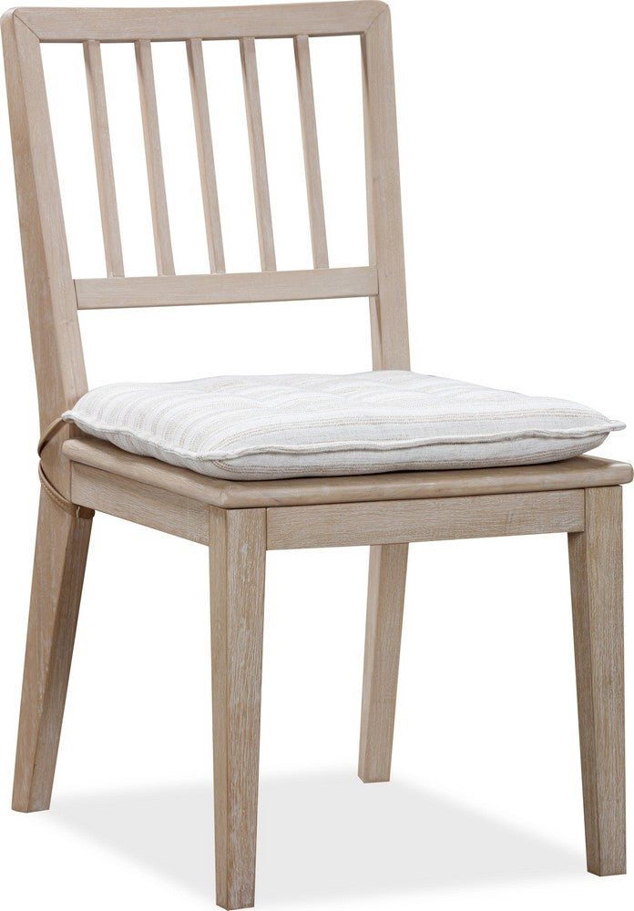 Modus Furniture - Camden Wood Dining Chair with Detachable Cushion in Chai and Oat Set of 2 - QATK63_2 view 1