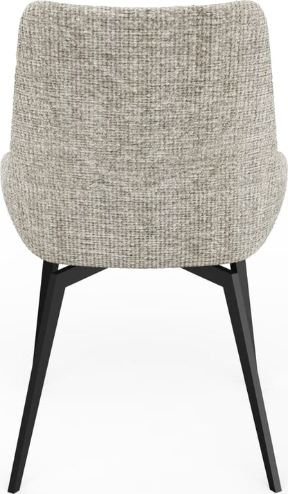 Modus Furniture - CEO 180 Degree Return Swivel Upholstered Dining Chair in Beige Set of 2 - TGXB64C_2 view 5