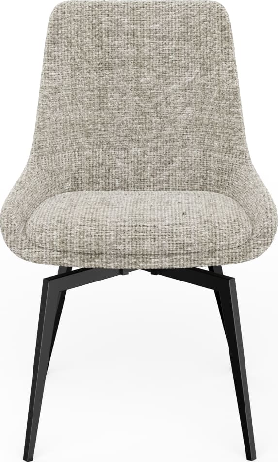 Modus Furniture - CEO 180 Degree Return Swivel Upholstered Dining Chair in Beige - TGXB64C_1 view 2