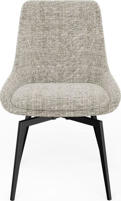 Modus Furniture - CEO 180 Degree Return Swivel Upholstered Dining Chair in Beige - TGXB64C_1 view 2
