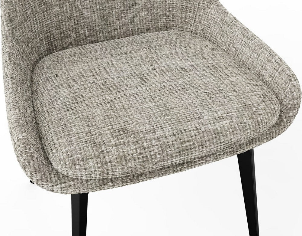 Modus Furniture - CEO 180 Degree Return Swivel Upholstered Dining Chair in Beige - TGXB64C_1 view 6