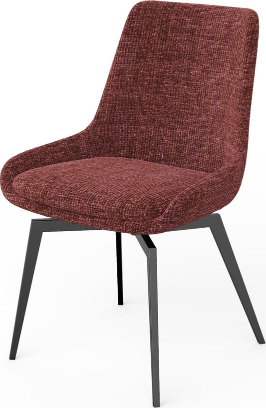 Modus Furniture - CEO 180 Degree Return Swivel Upholstered Dining Chair in Cherry Set of 2 - TGXB64B_2 view 1