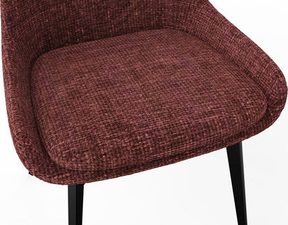 Modus Furniture - CEO 180 Degree Return Swivel Upholstered Dining Chair in Cherry Set of 2 - TGXB64B_2 view 6