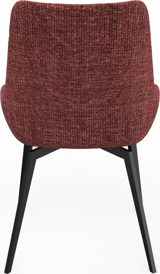 Modus Furniture - CEO 180 Degree Return Swivel Upholstered Dining Chair in Cherry - TGXB64B_1 view 5